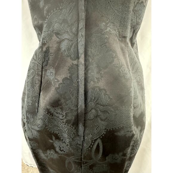 ! Vintage JM Jessica McClintock Gunne Sax 7/8 black strapless Jacket Dress set - Picture 8 of 15